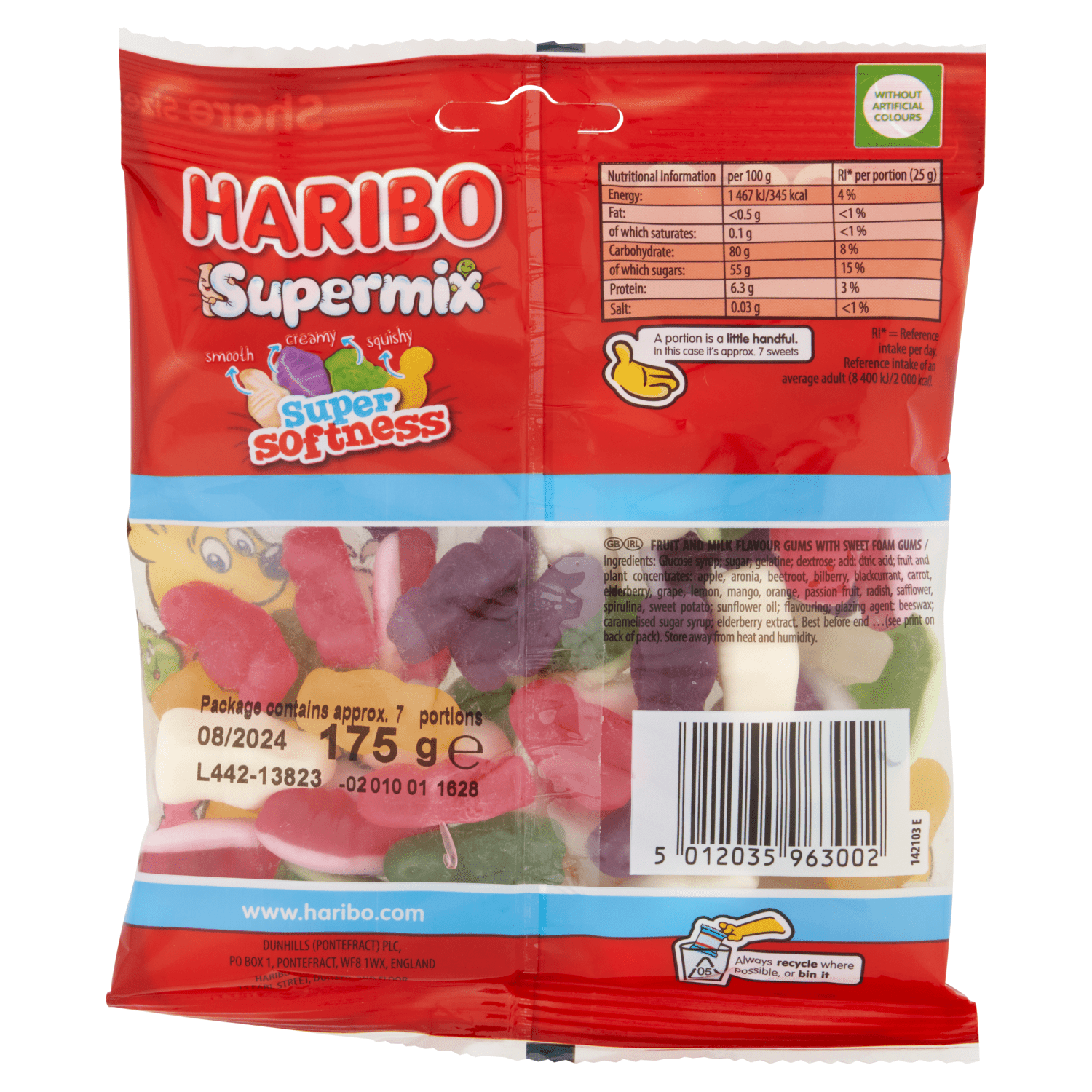 Haribo Supermix 175g - UK Food & Drink - 5012035963002
