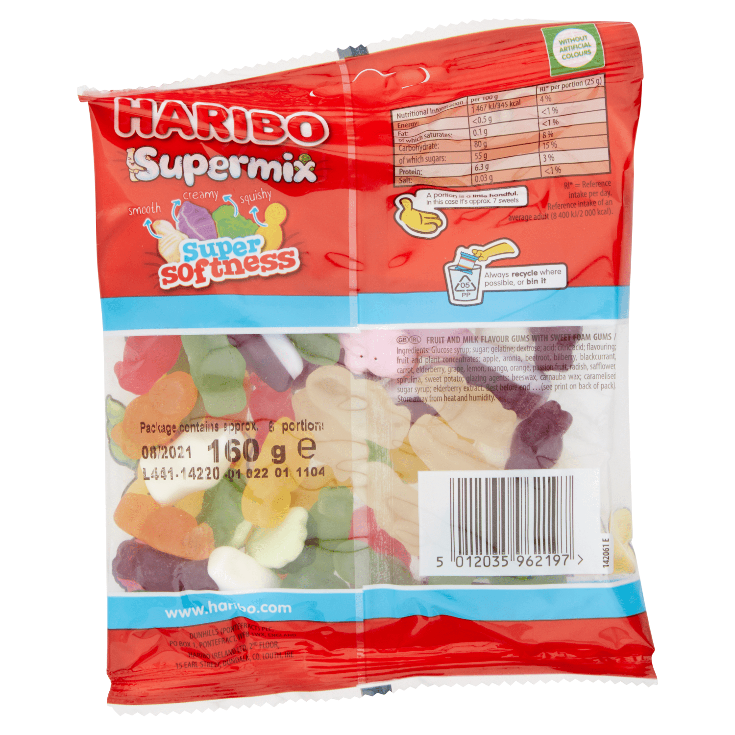 HARIBO Supermix Bag 160g - UK Food & Drink - 5012035962197