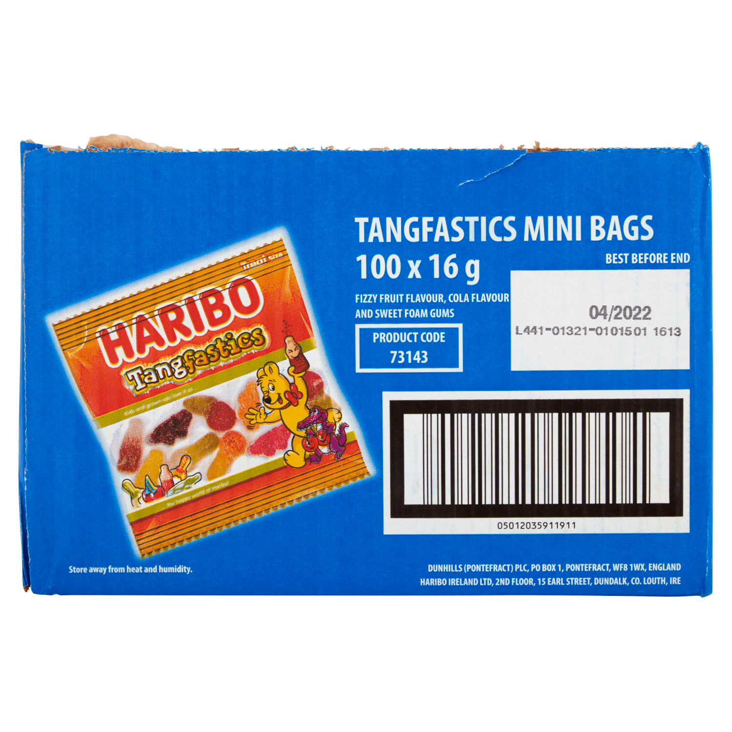 HARIBO Tangfastics Bag 16g - UK Food & Drink - 5012035909376