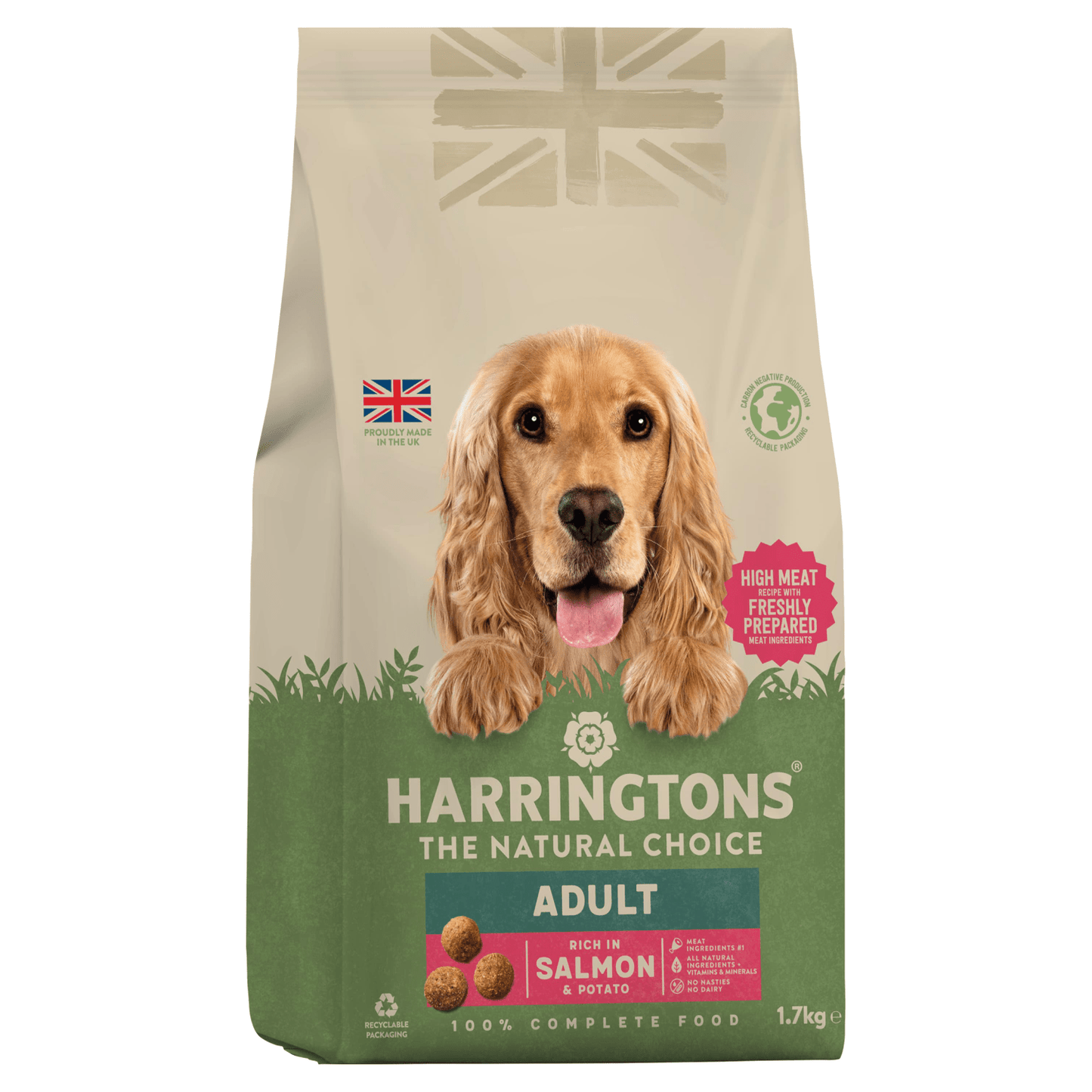 Harringtons Adult Rich in Salmon & Potato 1.7kg - UK Food & Drink - 5013919005283