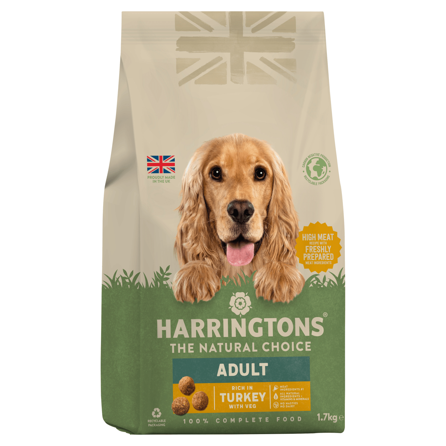 Harringtons Adult Rich in Turkey with Veg 1.7kg - UK Food & Drink - 5013919005238