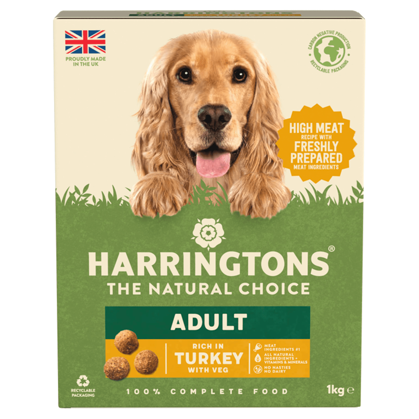 Harringtons Adult Rich in Turkey with Veg 1kg - UK Food & Drink - 5013919005856