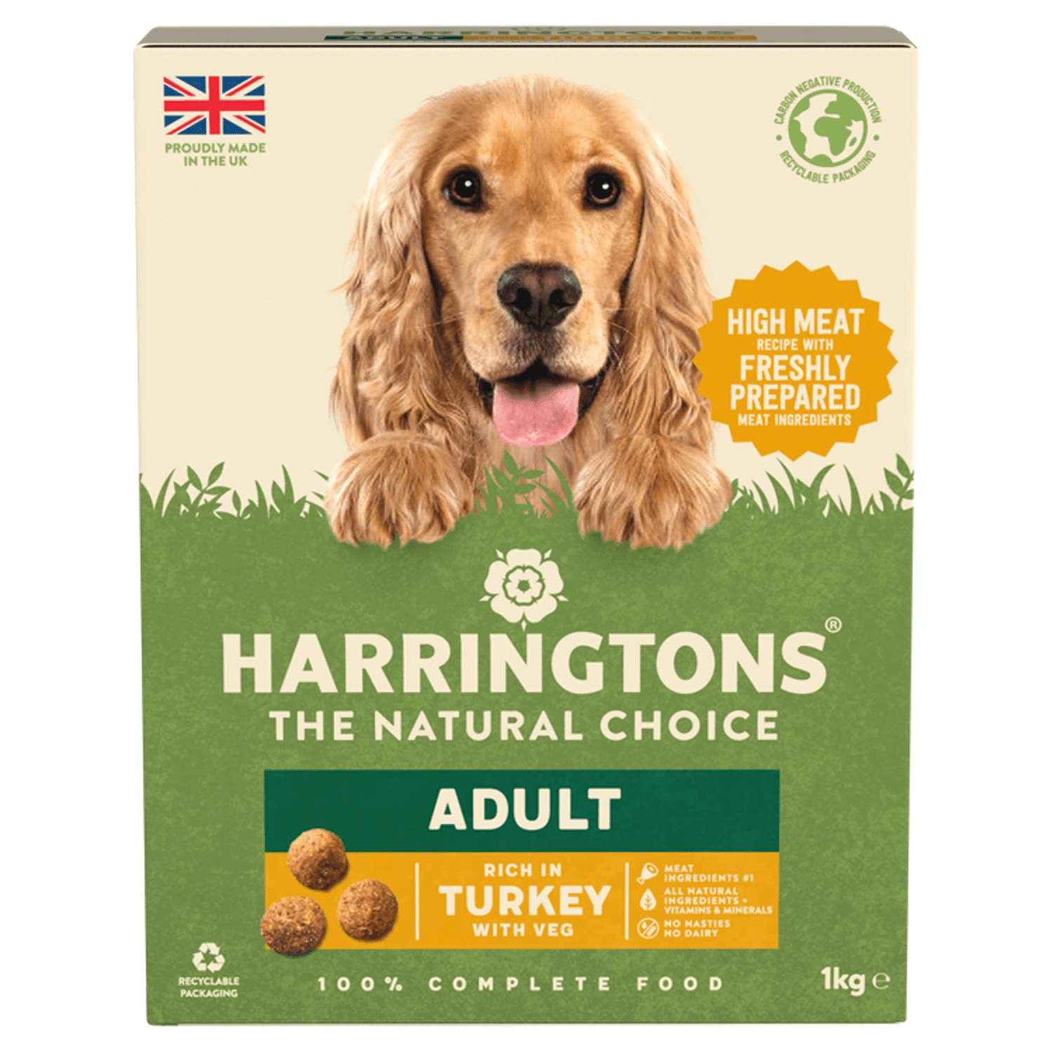 Harringtons Adult Rich in Turkey with Veg 1kg - UK Food & Drink - 5013919005856