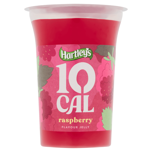 Hartley's 10 Cal Raspberry Flavour Jelly 175g - UK Food & Drink - 5000354168253