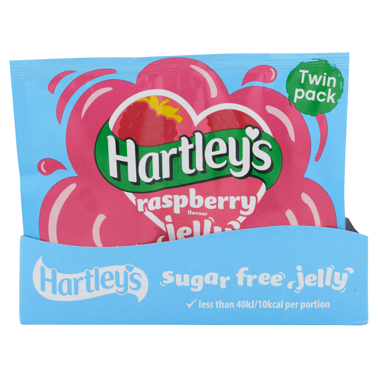 Hartley's Raspberry Flavour Jelly 2 x 11.5g (23g) - UK Food & Drink - 5000354160936