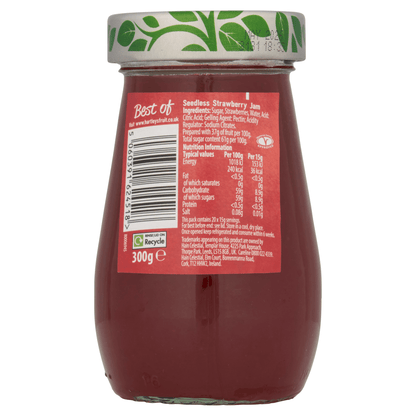Hartley's Strawberry Seedless 300g - UK Food & Drink - 5060391624518