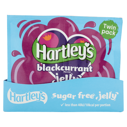 Hartley's Sugar Free Blackcurrant Flavour Jelly 2 x 11.5g - UK Food & Drink - 5000354160929