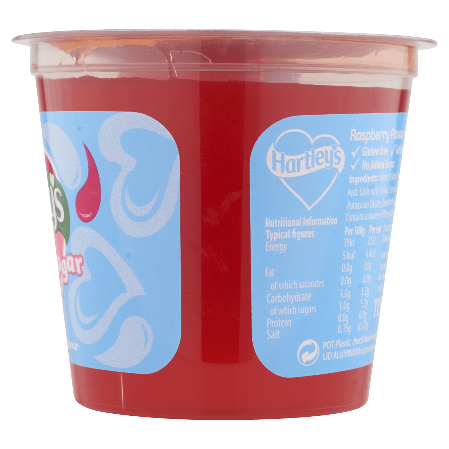 Hartley's Sugar Free Jelly Raspberry Flavour 115g - UK Food & Drink - 50126019
