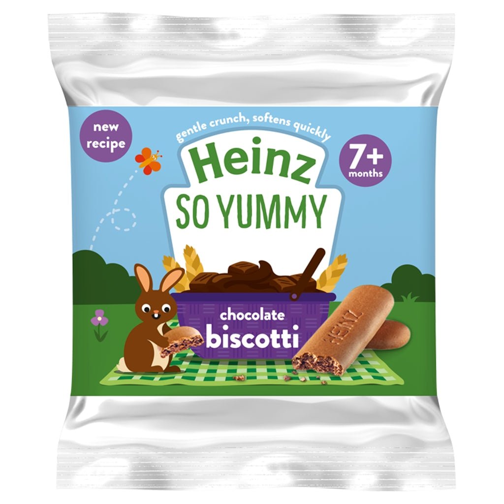 Heinz 7+ Months Chocolate Biscotti Snack 60g - UK Food & Drink - 5000157065759