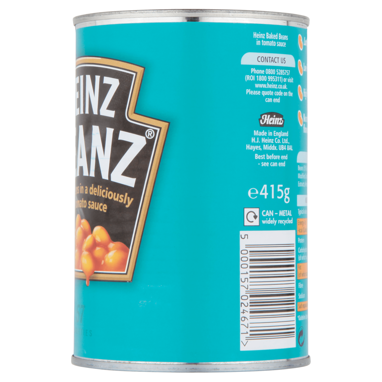 Heinz Beans 415g - UK Food & Drink - 5000157024671