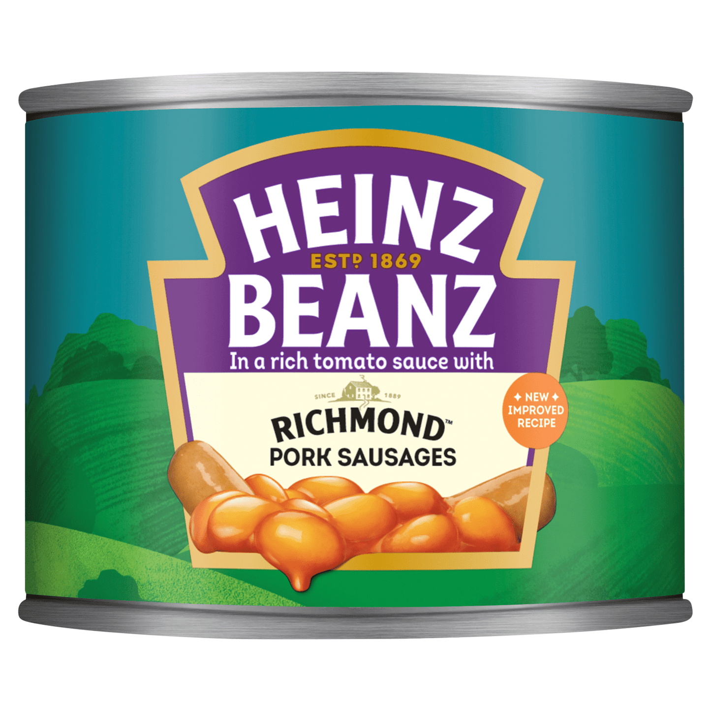 Heinz Beanz In a Rich Tomato Sauce With Richmond Pork Sausages 200g - UK Food & Drink - 5000157156037