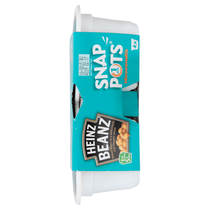 Heinz Beanz Snap Pots 4 x 200g (800g) - UK Food & Drink - 5000157066312
