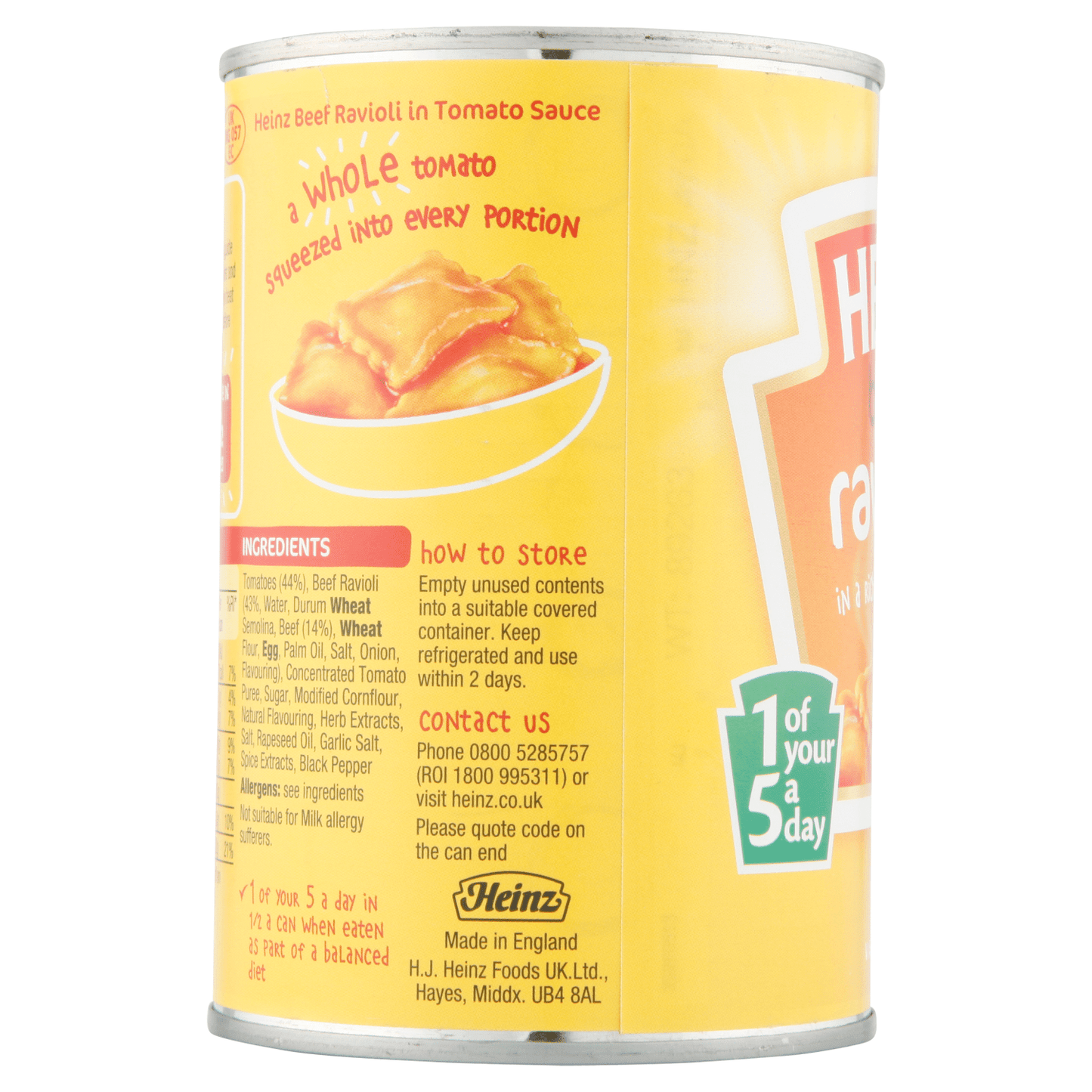 Heinz Beef Ravioli 400g - UK Food & Drink - 5000157068750