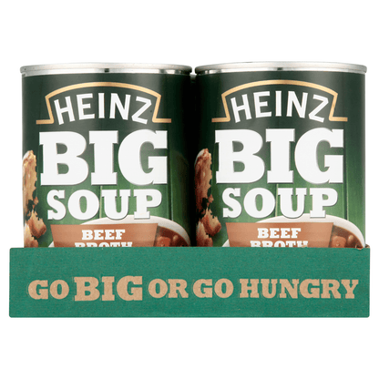 Heinz Big Soup Beef Broth 400g - UK Food & Drink - 5000157062802
