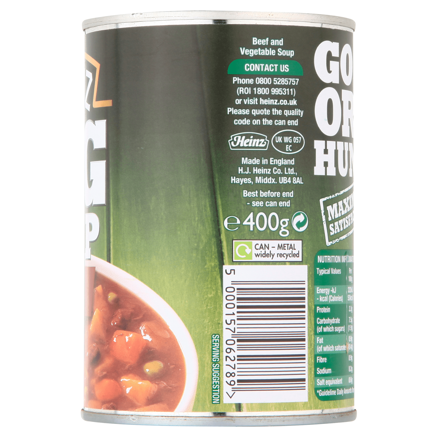 Heinz Big Soup Beef & Vegetable 400g - UK Food & Drink - 5000157062789