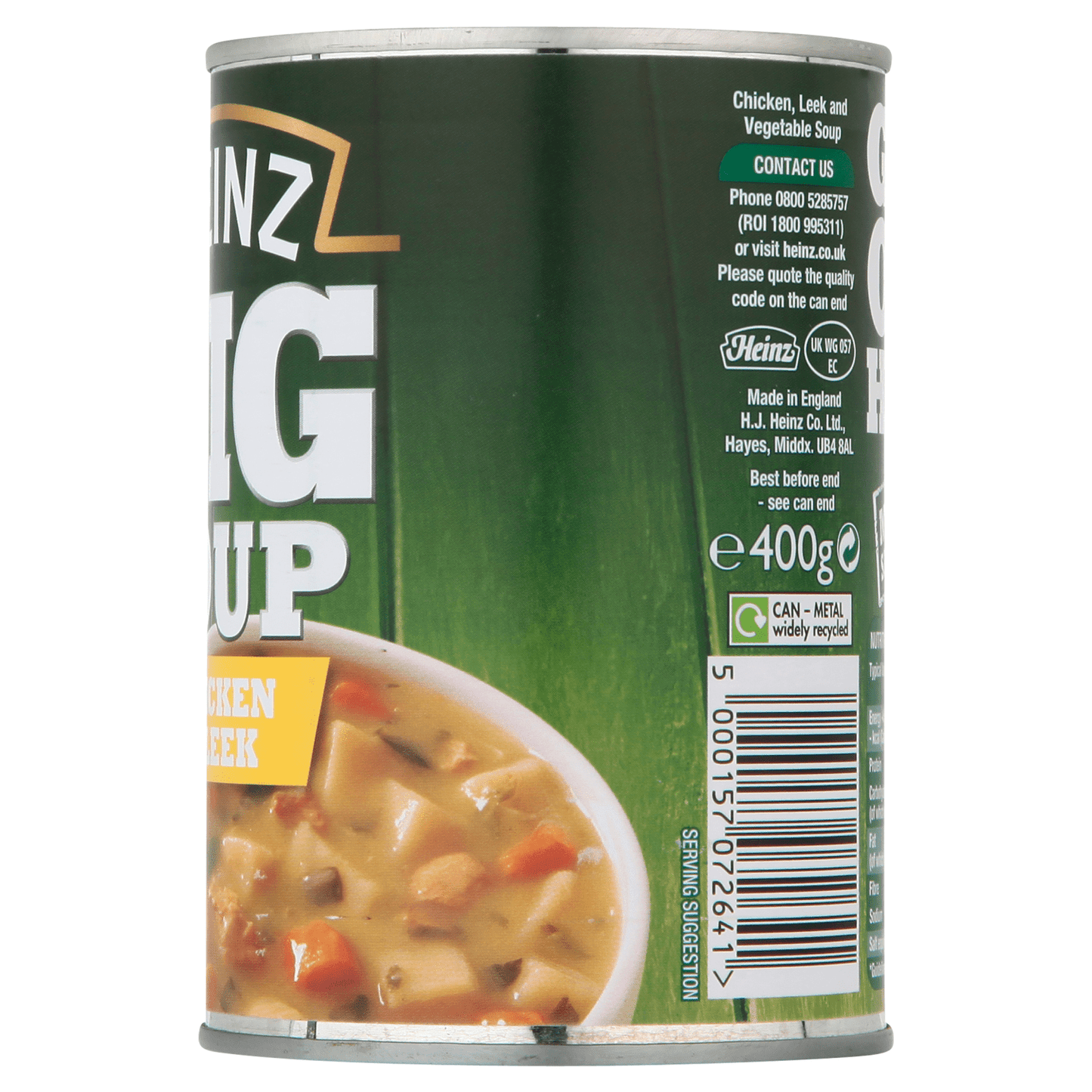 Heinz Big Soup Chicken & Leek 400g - UK Food & Drink - 5000157072641