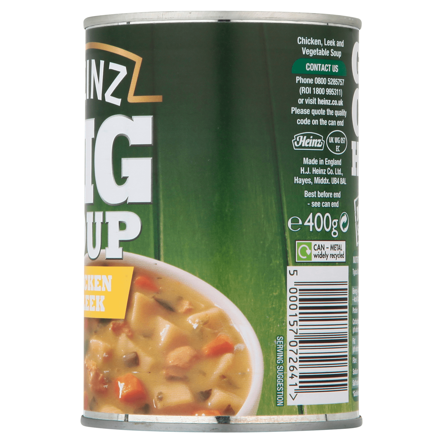 Heinz Big Soup Chicken & Leek 400g - UK Food & Drink - 5000157072641