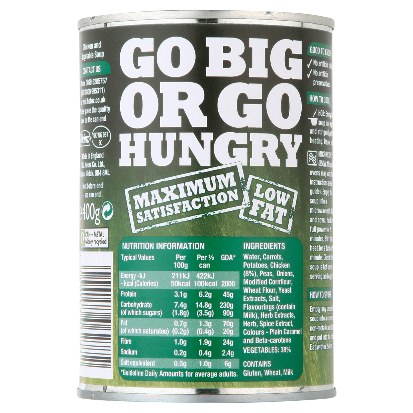 Heinz Big Soup Chicken & Veg 400g - UK Food & Drink - 5000157062772