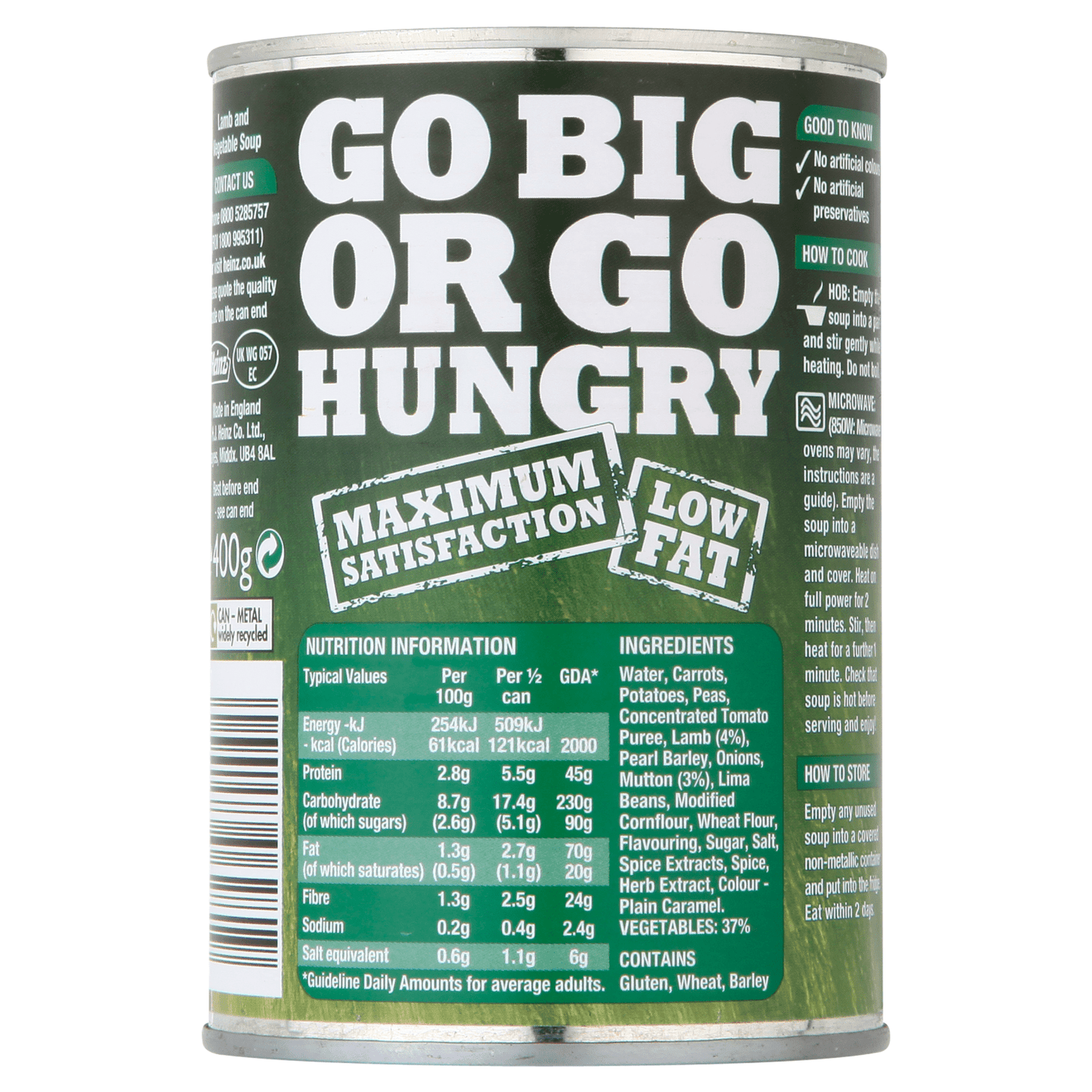 Heinz Big Soup Lamb & Veg 400g - UK Food & Drink - 5000157062819