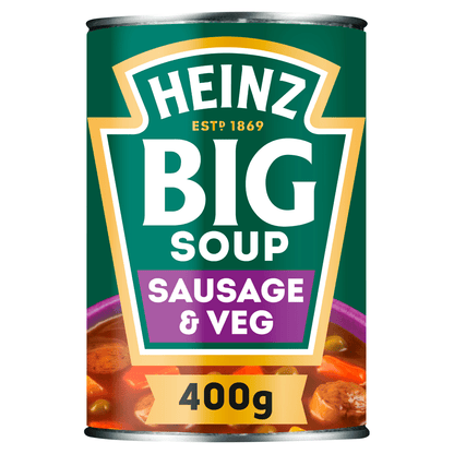 Heinz Big Soup Sausage & Vegetable 400g - UK Food & Drink - 5000157078407