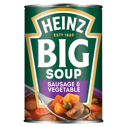 Heinz Big Soup Sausage & Vegetable 400g - UK Food & Drink - 5000157078407
