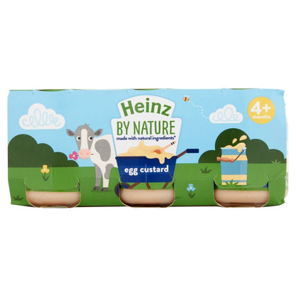 Heinz By Nature 6+ Months Egg Custard Rice Jar 6 X 120G - UK Food & Drink - 5000157140159