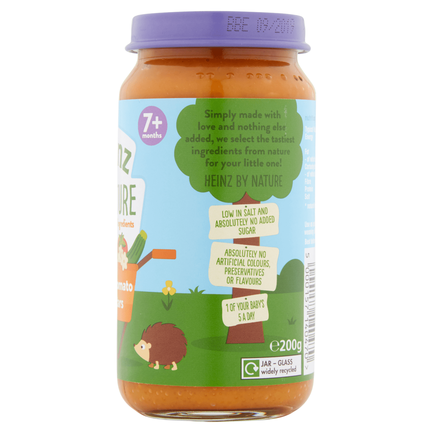 Heinz By Nature Cheese & Tomato Pasta Stars 7+ Months 200g - UK Food & Drink - 5000157140470