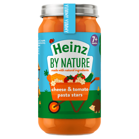 Heinz By Nature Cheese & Tomato Pasta Stars 7+ Months 200g - UK Food & Drink - 5000157140470