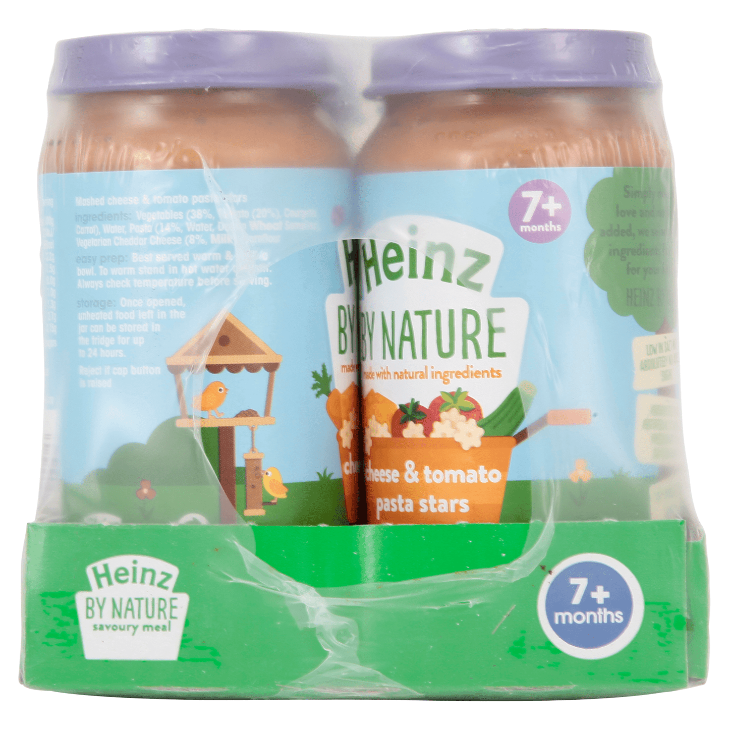 Heinz By Nature Cheese & Tomato Pasta Stars 7+ Months 200g - UK Food & Drink - 5000157140470