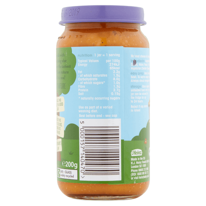 Heinz By Nature Cheese & Tomato Pasta Stars 7+ Months 200g - UK Food & Drink - 5000157140470