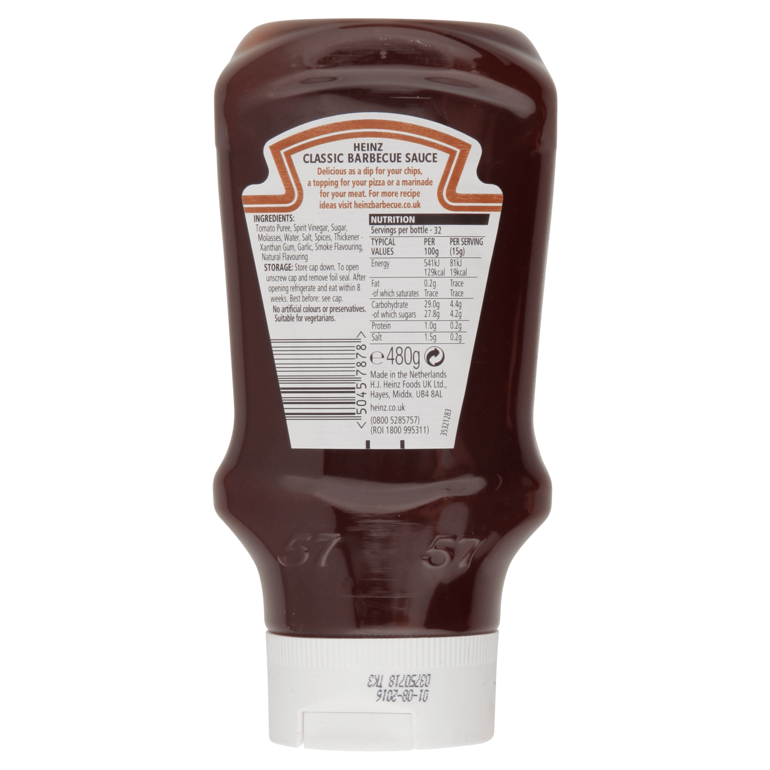 Heinz Classic Barbecue Sauce 480g - UK Food & Drink - 50457878