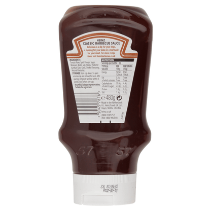 Heinz Classic Barbecue Sauce 480g - UK Food & Drink - 50457878