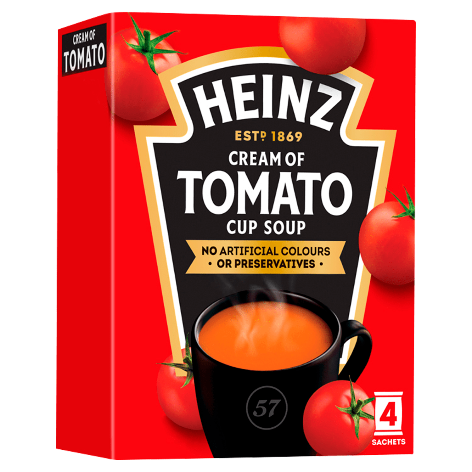 Heinz Classic Cream of Tomato Cup Soup 4 x 22g (88g) - UK Food & Drink - 5000157074829