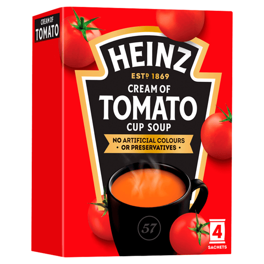 Heinz Classic Cream of Tomato Cup Soup 4 x 22g (88g) - UK Food & Drink - 5000157074829