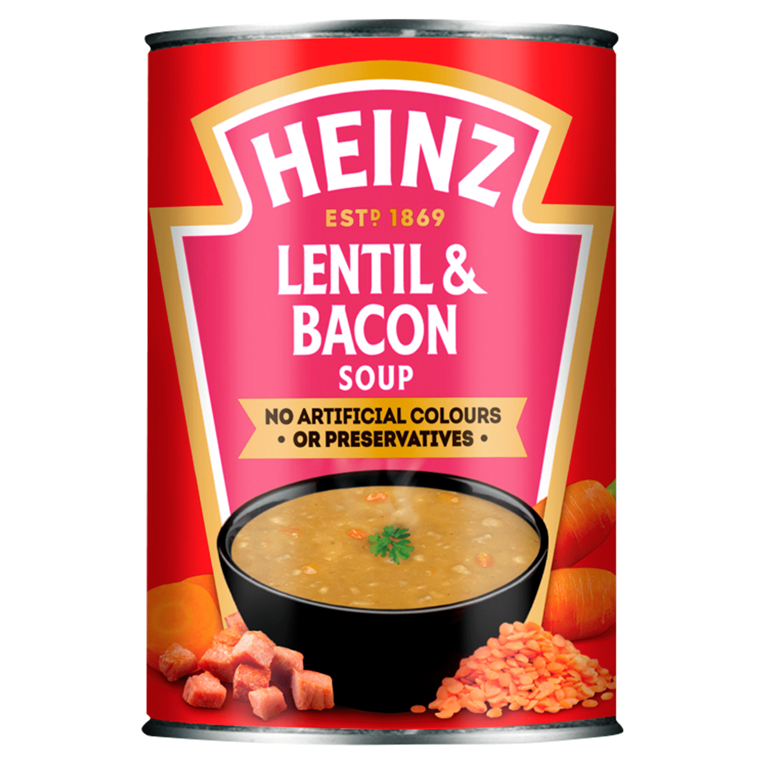 Heinz Classic Lentil & Bacon Soup 400g - UK Food & Drink - 5000157074027