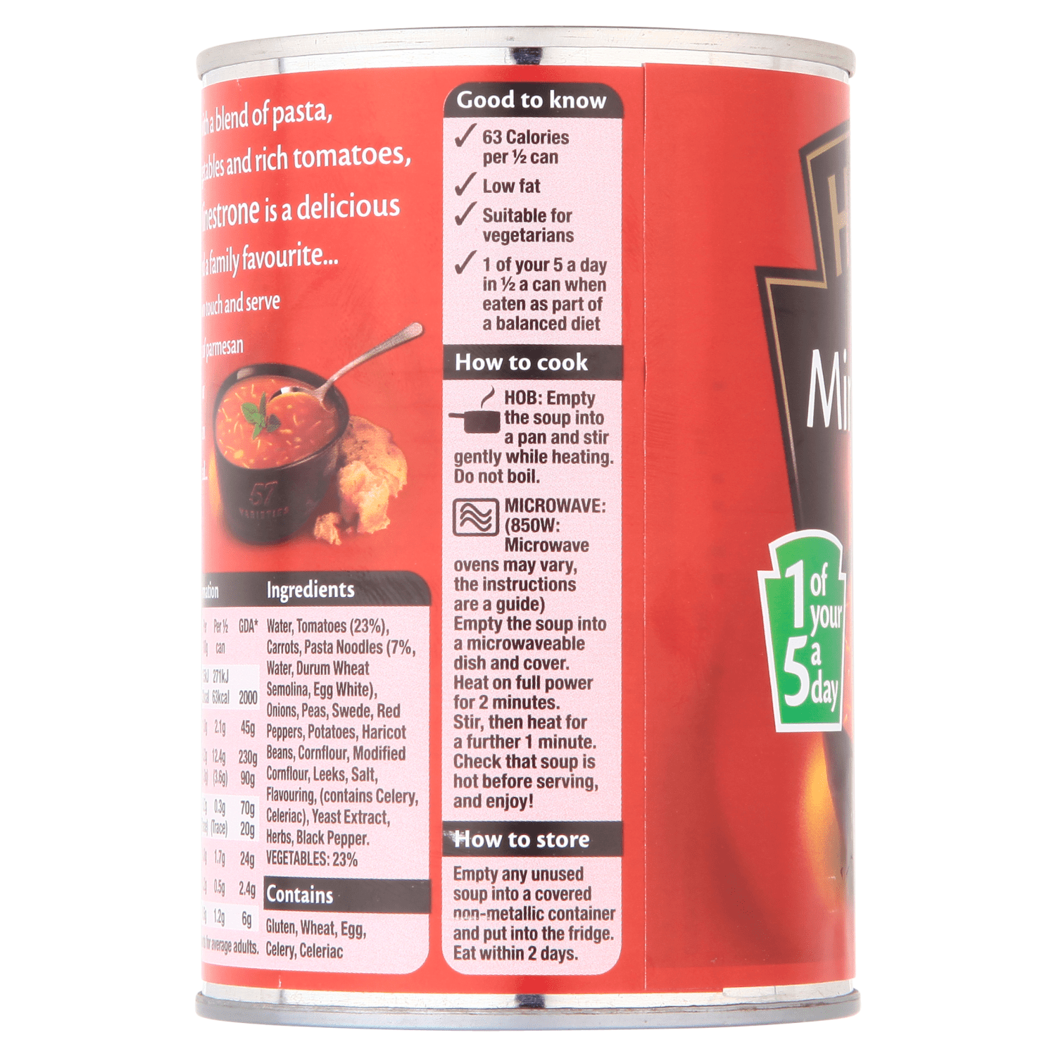 Heinz Classic Minestrone Soup 400g - UK Food & Drink - 5000157062635