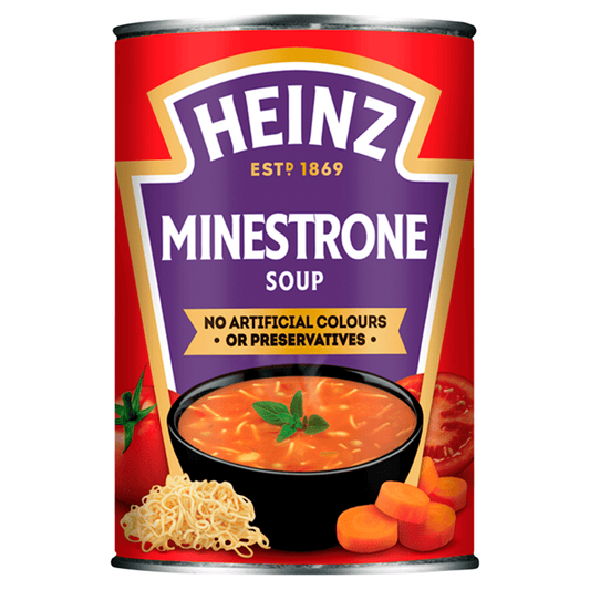 Heinz Classic Minestrone Soup 400g - UK Food & Drink - 5000157062635