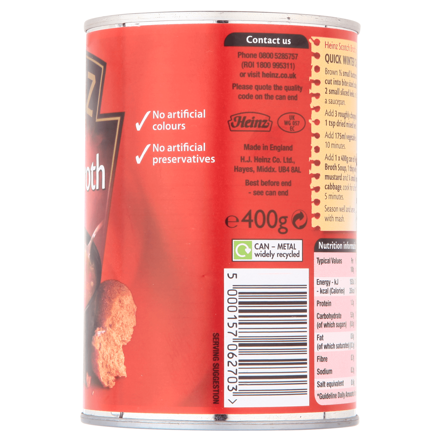 Heinz Classic Scotch Broth 400g - UK Food & Drink - 5000157062703