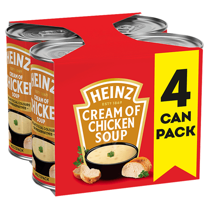 Heinz Cream of Chicken Soup 4 x 400g - UK Food & Drink - 5000157065032