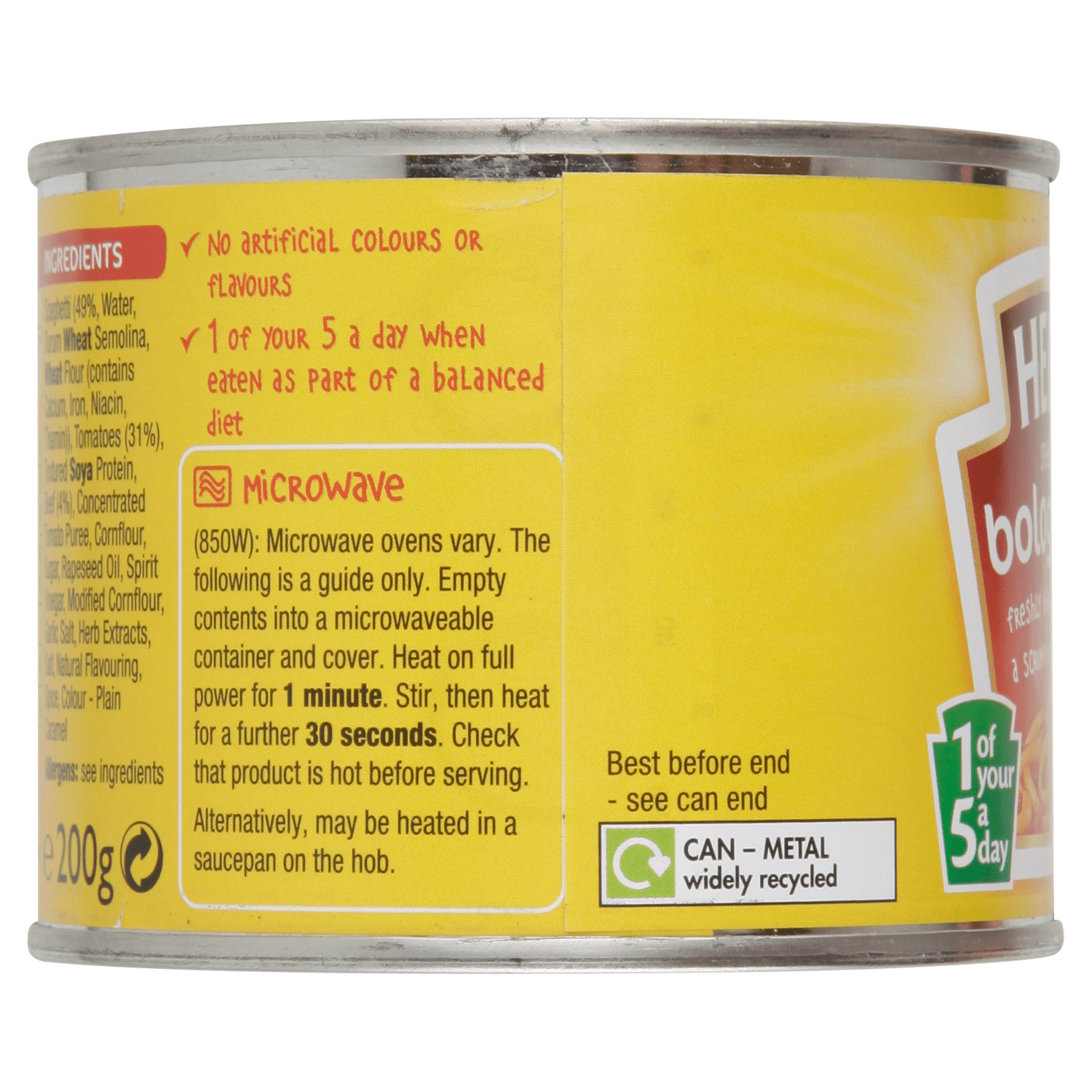 Heinz Spaghetti Bolognese 200g - UK Food & Drink - 5000157007391