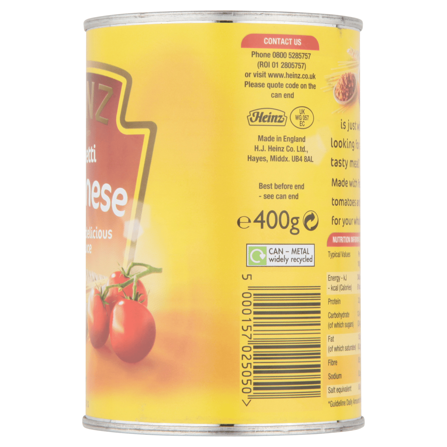 Heinz Spaghetti Bolognese 400g - UK Food & Drink - 5000157025050