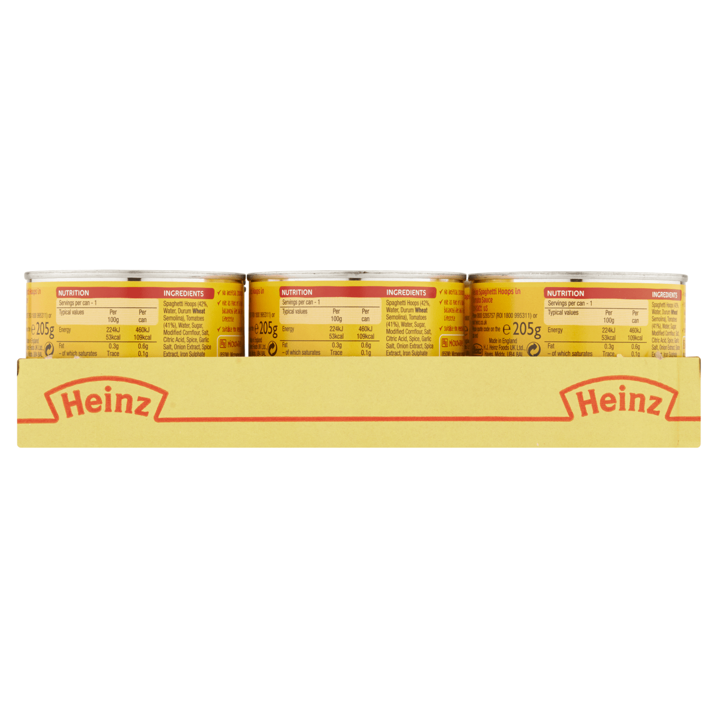 Heinz Spaghetti Hoops 205g - UK Food & Drink - 5000157024954