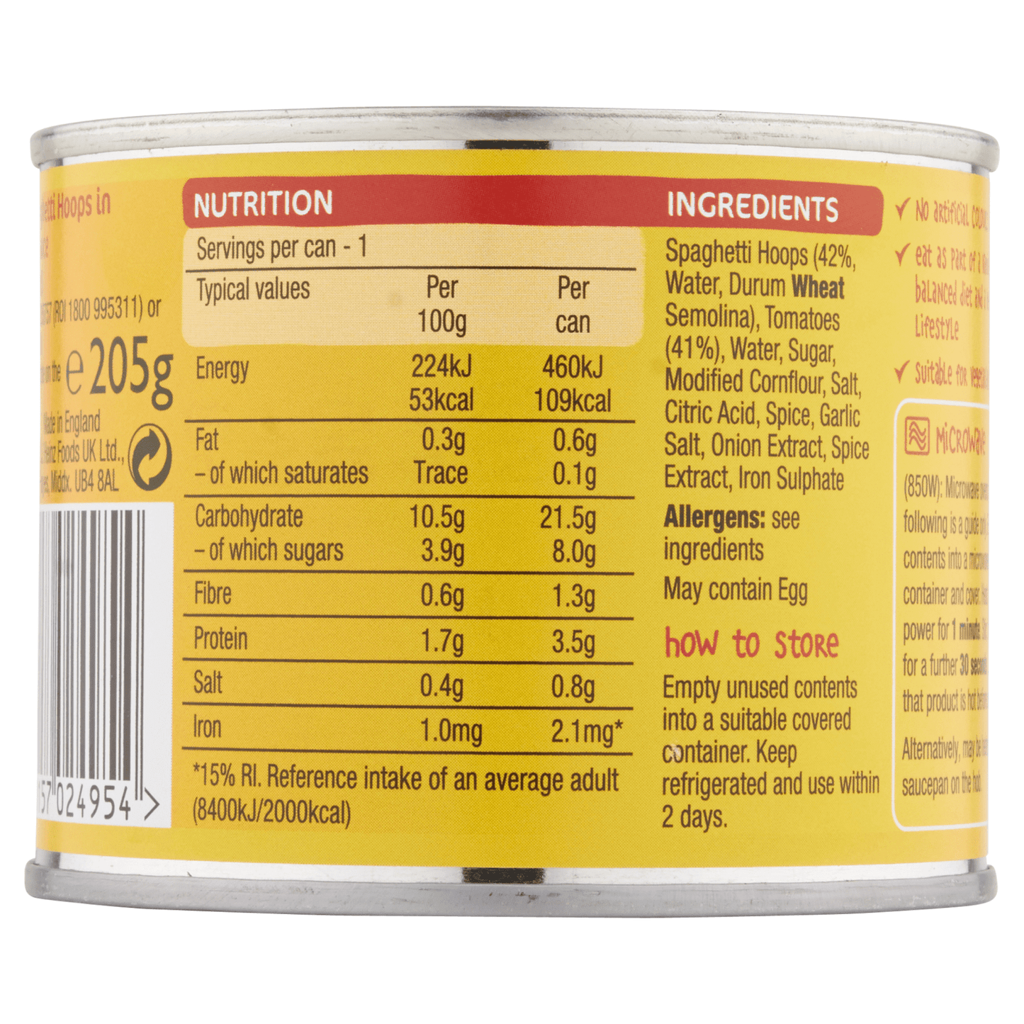 Heinz Spaghetti Hoops 205g - UK Food & Drink - 5000157024954