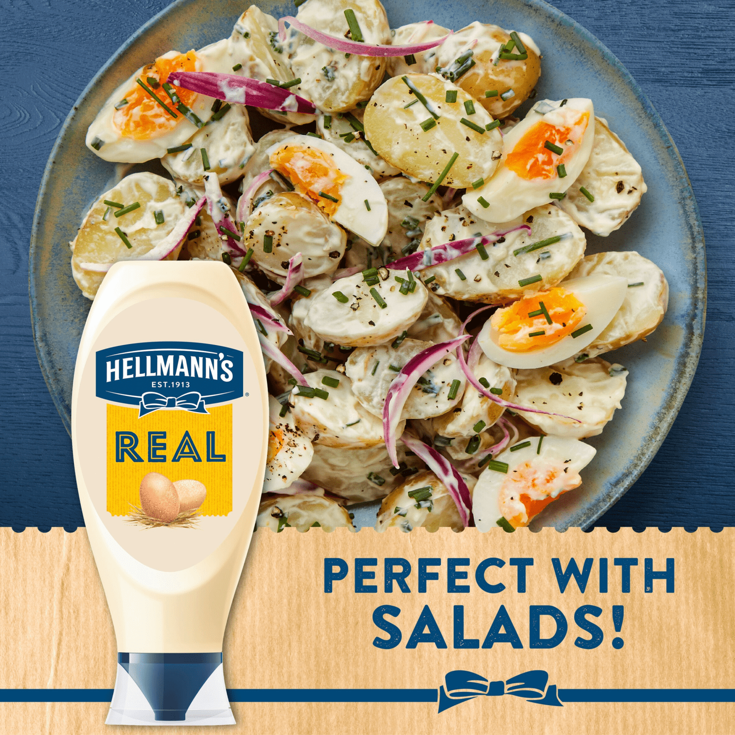 Hellmann's Condiment Real Mayonnaise 750 ml - UK Food & Drink - 8718114724485