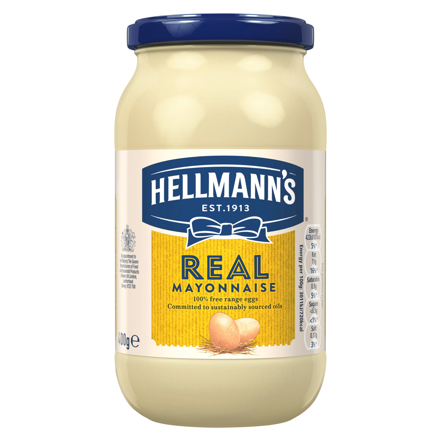 Hellmann's Real Mayonnaise 400g - UK Food & Drink - 5000184321064