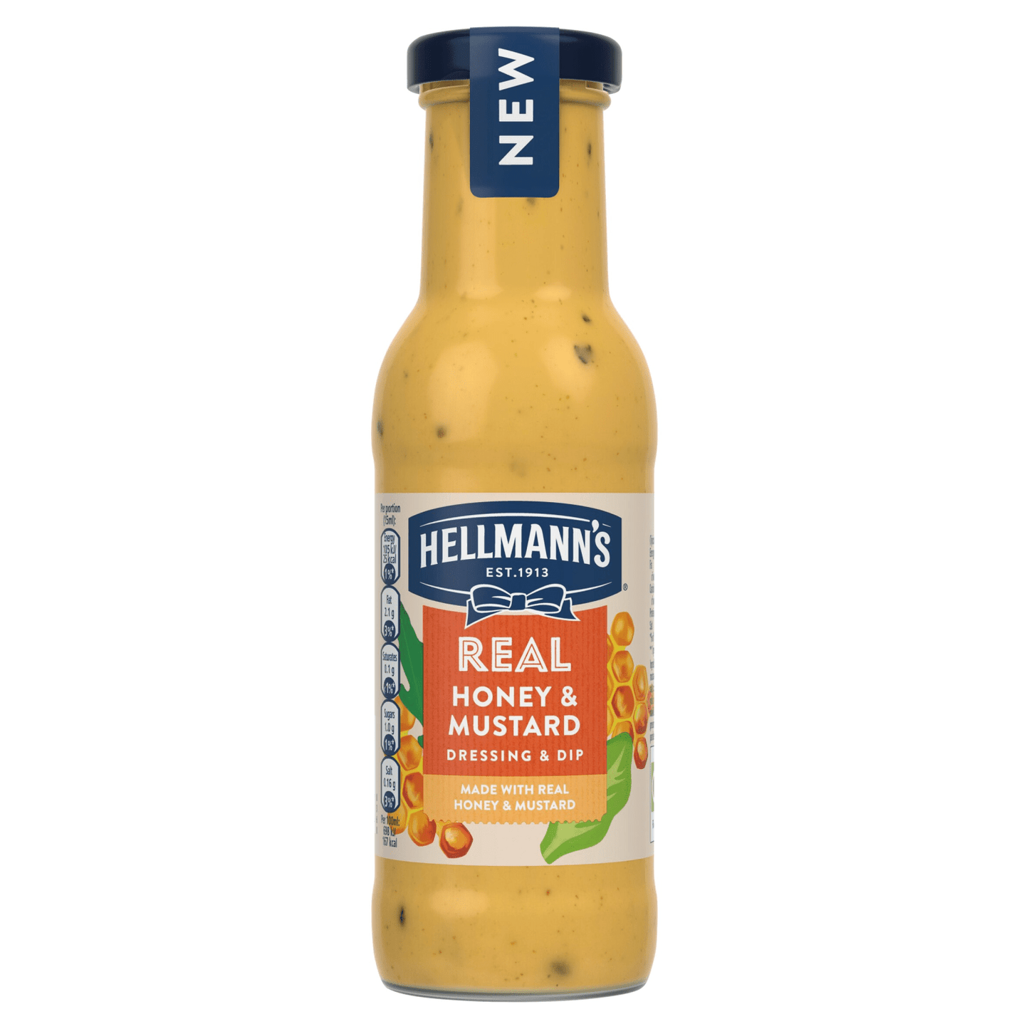 Hellmann's Salad Dressing & Dip Real Honey & Mustard 250 ml - UK Food & Drink - 8720182303769