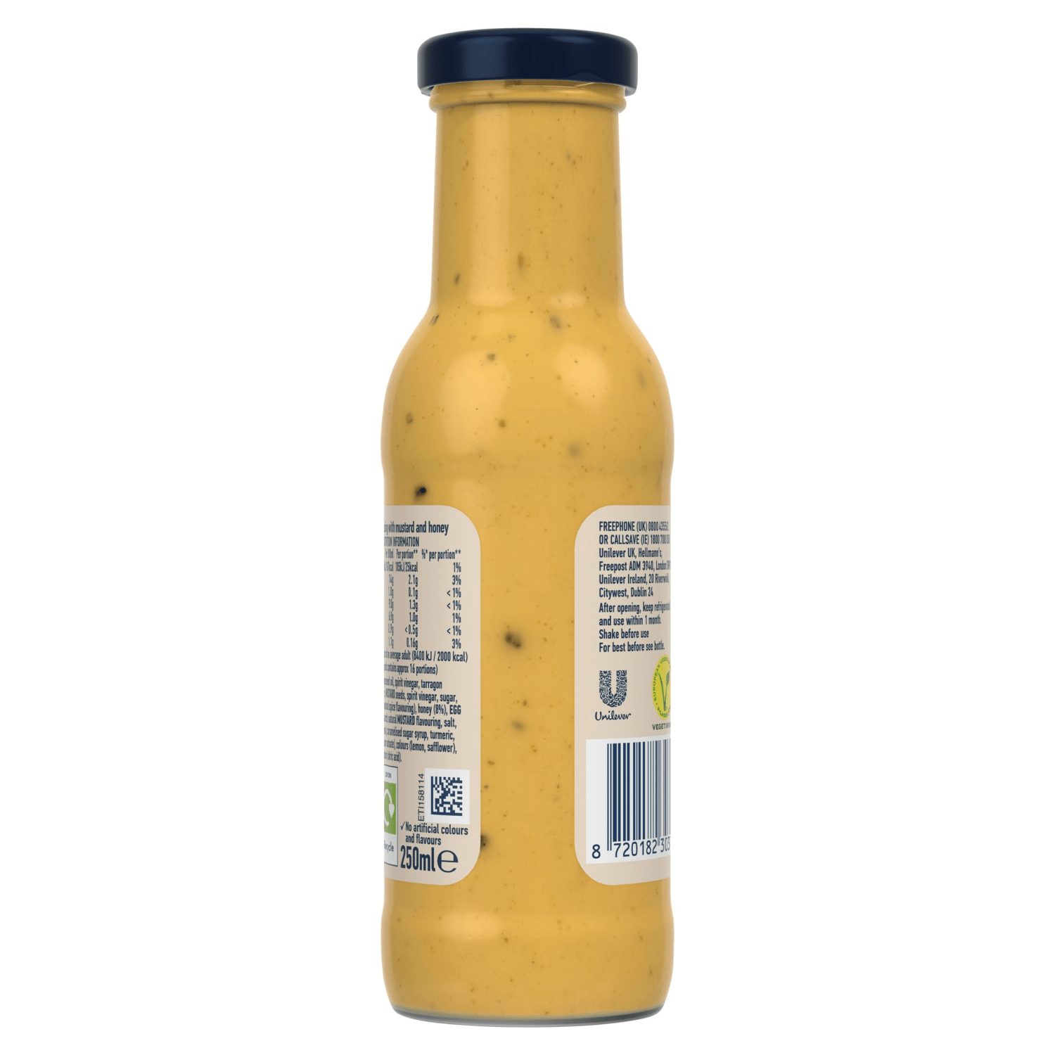 Hellmann's Salad Dressing & Dip Real Honey & Mustard 250 ml - UK Food & Drink - 8720182303769