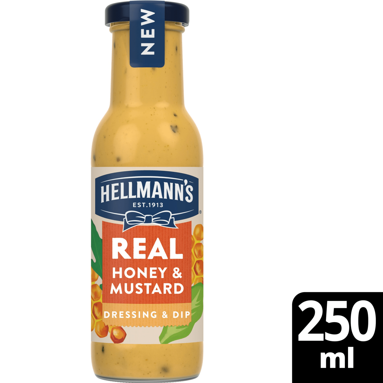 Hellmann's Salad Dressing & Dip Real Honey & Mustard 250 ml - UK Food & Drink - 8720182303769
