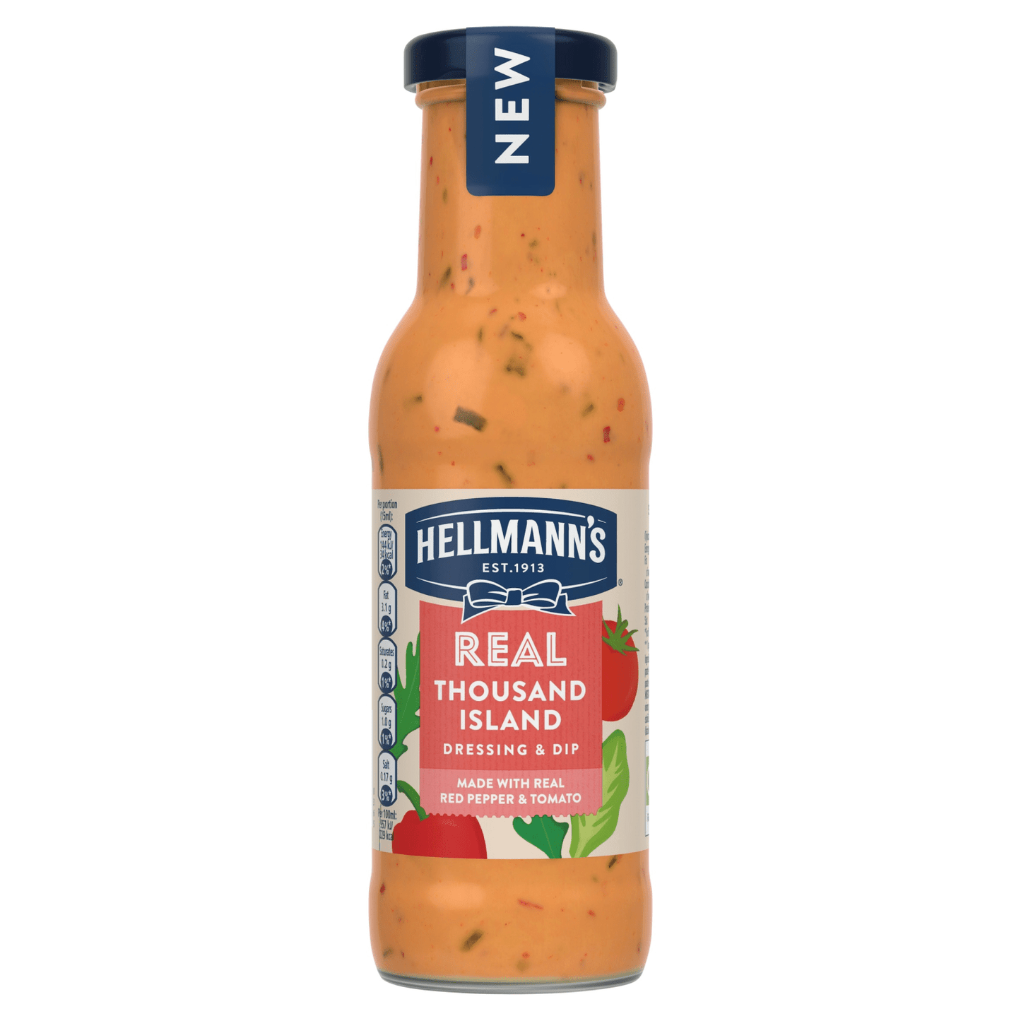 Hellmann's Salad Dressing & Dip Real Thousand Island 250 ml - UK Food & Drink - 8720182302960