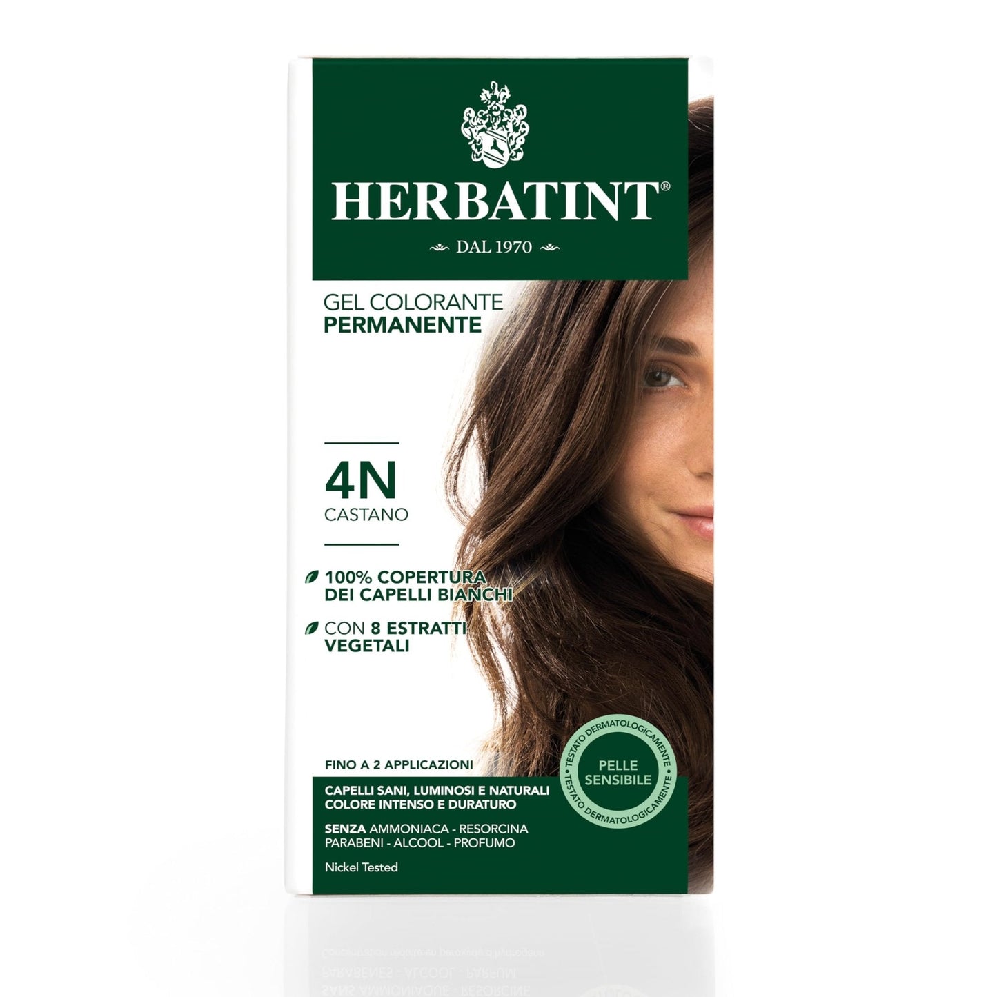 Herbatint Chestnut Hair Colour 4N - UK Food & Drink - 8016744808040